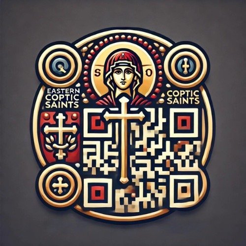 Qr Coptic Saints Logo